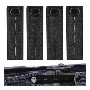 5-pack byxor stretchers, byxknappsförlängare, justerbar elastisk knappsträckare i gummi, byxknapp för gravidbyxor, för jeans, P