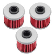 HF116 Oljefilter För ATV Honda CRF150F CRF150R CRF150RB CRF250L CRF250R CRF250RX CRF250X CRF450R CRF450RX CRF450X TC250R TE250 TE310 TE310R (3-pack)