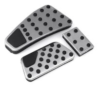 Accelerator Gas Pedal Bromspedal Skydd Fotpedal Pads Kit för Ram 2011-2019 1500 2500 3500 5500 [DB]