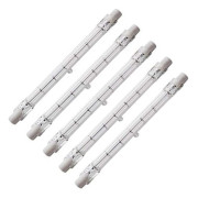 5 st 300W dimbar R7s linjär halogenlampa säkerhetsstrålkastare 118mm