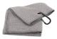 Mikrofiber Golf Handduk Våffelmönster Fitness Svett Absorption Handdukar med Karabinhake för Träning Sport Grå
