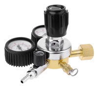 CO2-tankregulator, tryckreducerare och adapter för Sodastream-glasflaskor