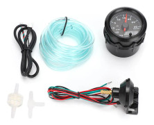 52mm / 2in 7 färger LED Turbo Boost Meter Bilmodifieringsinstrument Set