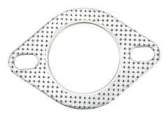 Avgaspackning förstärkt metall 2 hål universal ersättning för 2,25 tum/57 mm flänsled turbofordon