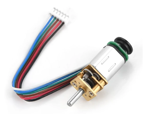 DC6V 2W GBMQ GM12BY20 Magnetisk Kodad Skiva Hall Encoder Motor 6V 60RPM
