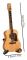 Mini Gitarrband Fodral för Gitarr (Kit Inkluderar Plektrum, Ställ och 1 Plektrum)[YJD]