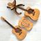 Mini Gitarrband Fodral för Gitarr (Kit Inkluderar Plektrum, Ställ och 1 Plektrum)[YJD]