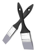2 st Silikonborstar, bred och smal bred platt pensel för konst Solida penselset för akrylmålning och akvareller (2,54 cm, 5,08 cm bredd) {h}
