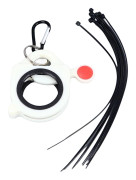 Zip Tie Holder Reusable Lightweight Plastic Glow in The Dark Cable Tie Organizer for Indoor Outdoor