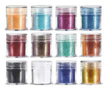 Glitter Powder Sequins Compatible With Slime,arts Crafts Extra Solvent Resistant Glitter Powder Shakers,bulk Acrylic Polyester Craft Supplies Glitter Sequins