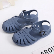 Sandaler - Strandsandaler för pojkar och flickor, sommarsandaletter, mjuka, halkfria, prinsesssandaler blue 29 (length 17.8)
