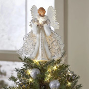 Ängel Julgrans Topp Stjärna Julängel Julgransprydnad