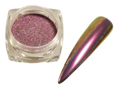 Nagel Mirror Shining Powder Chrome Pigment Glitters Damm Manikyr DIY Dekoration LG03