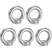 5-pack M5 Rostfria Ringmuttrar[CO]