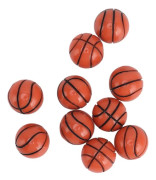 1 12 Dockskåp Basketboll Modell Miniatyr Fotboll Leksak Dekorativt Tillbehör