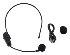Trådlöst Mikrofon Radio FM Headset Handsfree Mic för Högtalare Undervisning Turistguide Försäljning Kampanj