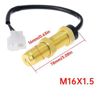85mm Varvräknare 3000RPM 4000RPM 6000RPM Lastbil Bil Båt Dieselmotor Varvräknare RPM Mätare M18 / M16 Bil Båt Varvräknare Sensor M16 sensor