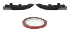 Bakre stötfångare Side Lip Diffuser Glans Svart Kjol Extensions Spoiler Body Kit för 4 Series G22 G23 M Sport
