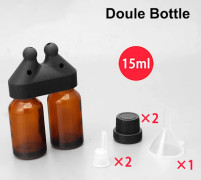 Läcksäker Aroma Eterisk Olje Inhalator Lock Enkel/Dubbel Flaska