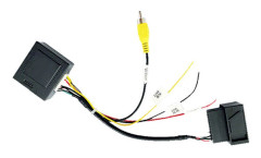 RGB-signal till () AV CVBS-omvandlare avkodare boxadapter passar för Golf 6 CC fabriksmonterad backkamera