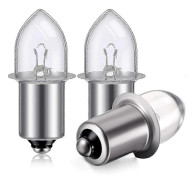 Krypton Glödlampa Ersättningslampor 6V/4.8V Bajonettfattning 0.75A 3-Pack[D]