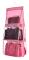 Dubbelsidig genomskinlig 6- organizer Pink