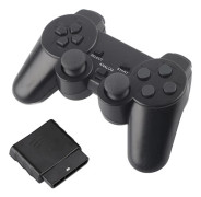 2,4 GHz 8M Trådlös Spelkontroll Gamepad Joystick med Dubbel Vibration för PS2