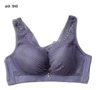 Trådlös BH Dam Andas Push Up Bralette Girl Lace Mesh blue 40/90