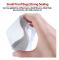 100 Pieces Holographic Packaging Bags Storage Bag for Food (Translucent Matte White, 12x18cm)