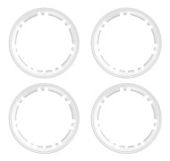 Rimskyddsplåster, Hållbart ABS-material, Enkel installation,Modell Y 19Tum-a, Tesla-a, Vit