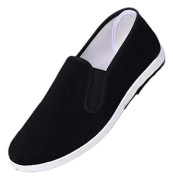 Kinesiska traditionella Kung Fu Kampsport Tai Slipper Skor Black 40 Size