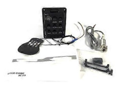 201 Akustisk Gitarr EQ Stämapparat Piezo Pickup 4-bands Akustisk Gitarr Pickup med Stämapparat Gitarr Ljudhåls EQ Tillbehör