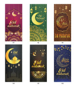 6 st Eid Mubarak Kuvert Muslimisk Islamisk Fick MIX E MIX E