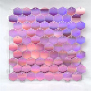 Hexagon Shimmer Board Paljettpanel FANTASY PINK FANTASY PINK Fantasy Pink