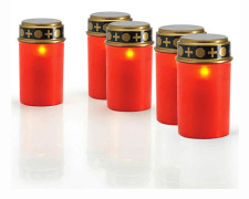 LED-ljus LED gravlykta gravljus upp till 2500 timmar (5-pack)