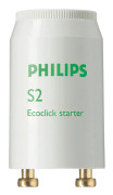  Philips S2 4-22w ser 220-240v wh eur  Glödstarter, vit