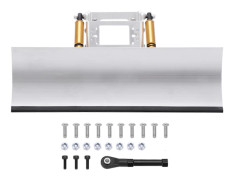 RC Aluminium Snöskyffel Lättvikt Bärbar 1 10 Skala Crawler Metallskyffel för SCX10 TRX4