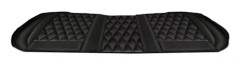 12V Uppvärmd Bilsitsöverdrag Kudde Mjuk Bomull Halkfri Vinter Värme Andningsbar Black 4#