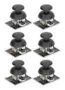 6 Set Joystick Sensor Spelkontroll Modul X Y Dubbla Axlar Ersättningsset Kit KY023