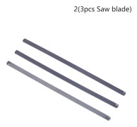 6 tums mini hem liten handsåg justerbar träbearbetningssåg med black 3pcs Saw blade