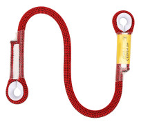 60/120/150cm Utomhus Överlevnad Klättring Säkerhetsrep med Ringlager (Röd 150cm)