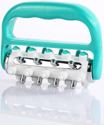 Celluliter Massager Roller Handtag Kroppsmuskelmassage Blue