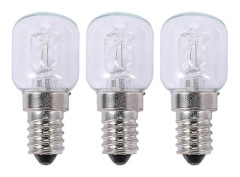 3x E14 Högtemperaturlampa 500 Grader 25w Halogen Bubbla Ugnslampa E14 250v 25w Kvartslampa