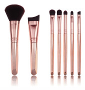 7pcs Mini Makeup Brush Set Electroplating Gradient Portable Makeup Tool Full Travel Makeup Set Brush foundation brush cosmetics