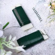 2-pack - 20 Gauge Grön Blomstertråd 38 Yards Paddeltråd För Blomsterarrangemang För Diy, Bukettinslagning, Hantverksprojekt Avslutning, Bindning, Blomster B