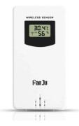 Trådlös Utomhus Sensor Inomhus Sändare Temperatur Fuktighetsmätare Hygrometer Termometer