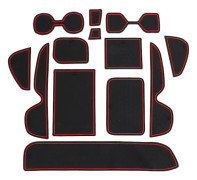 13PCS Center Console Liner Mats Set 3D Textur Anti Slip Repor för RAV4 2019‑2021