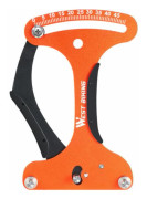 Ekerhjulstödmätare Cykelspänningskalibrator Tensiometer Aluminiumlegering Cykelhjul Reparationsverktyg, Orange