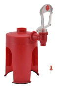 Vatten Dispenser Mini Automatisk Röd Upp och Ner Dricka Fontän
