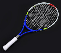 Slitstarkt Enkelt Tennisträningsracket Barn Blå